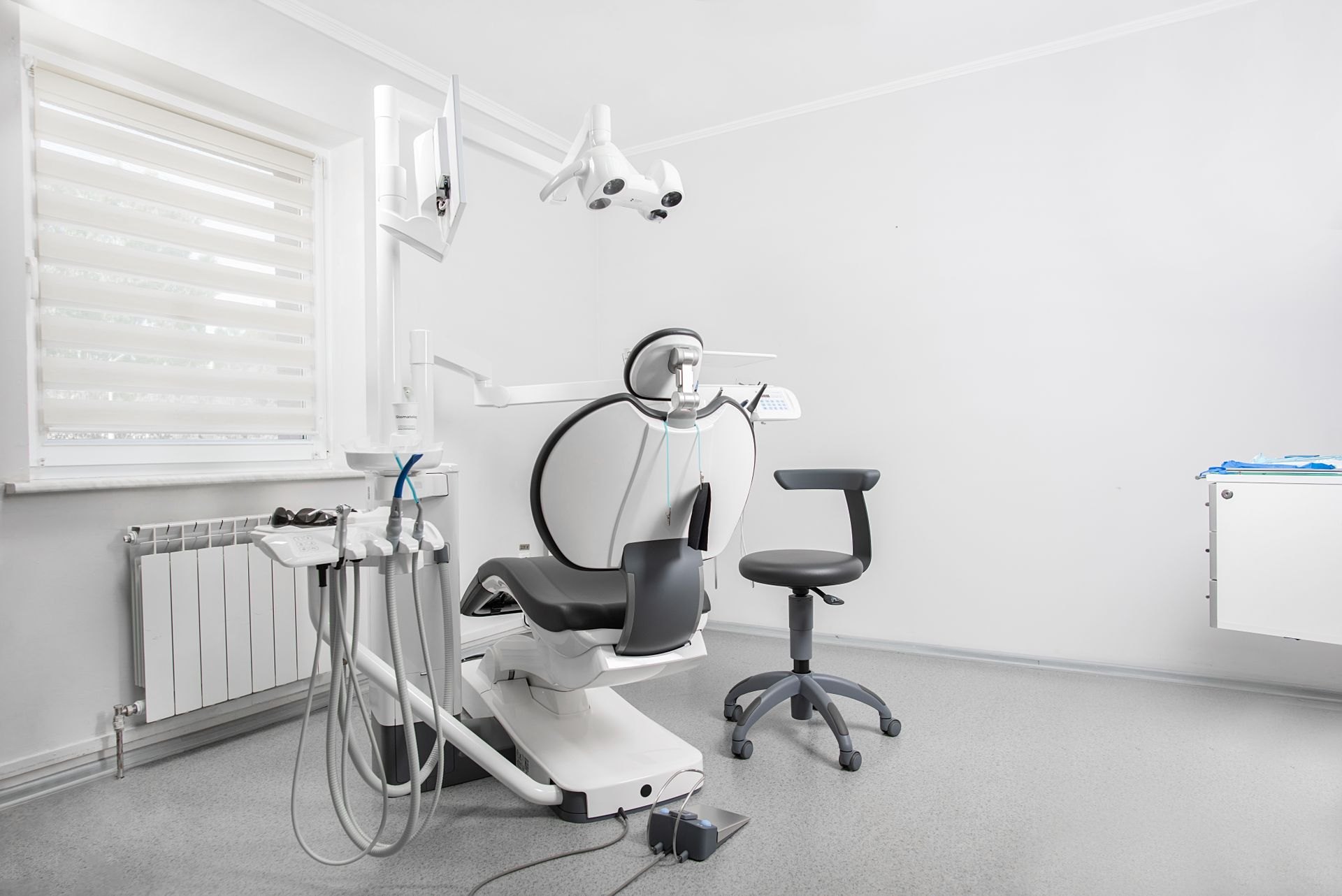 Arriving for a family dental visit