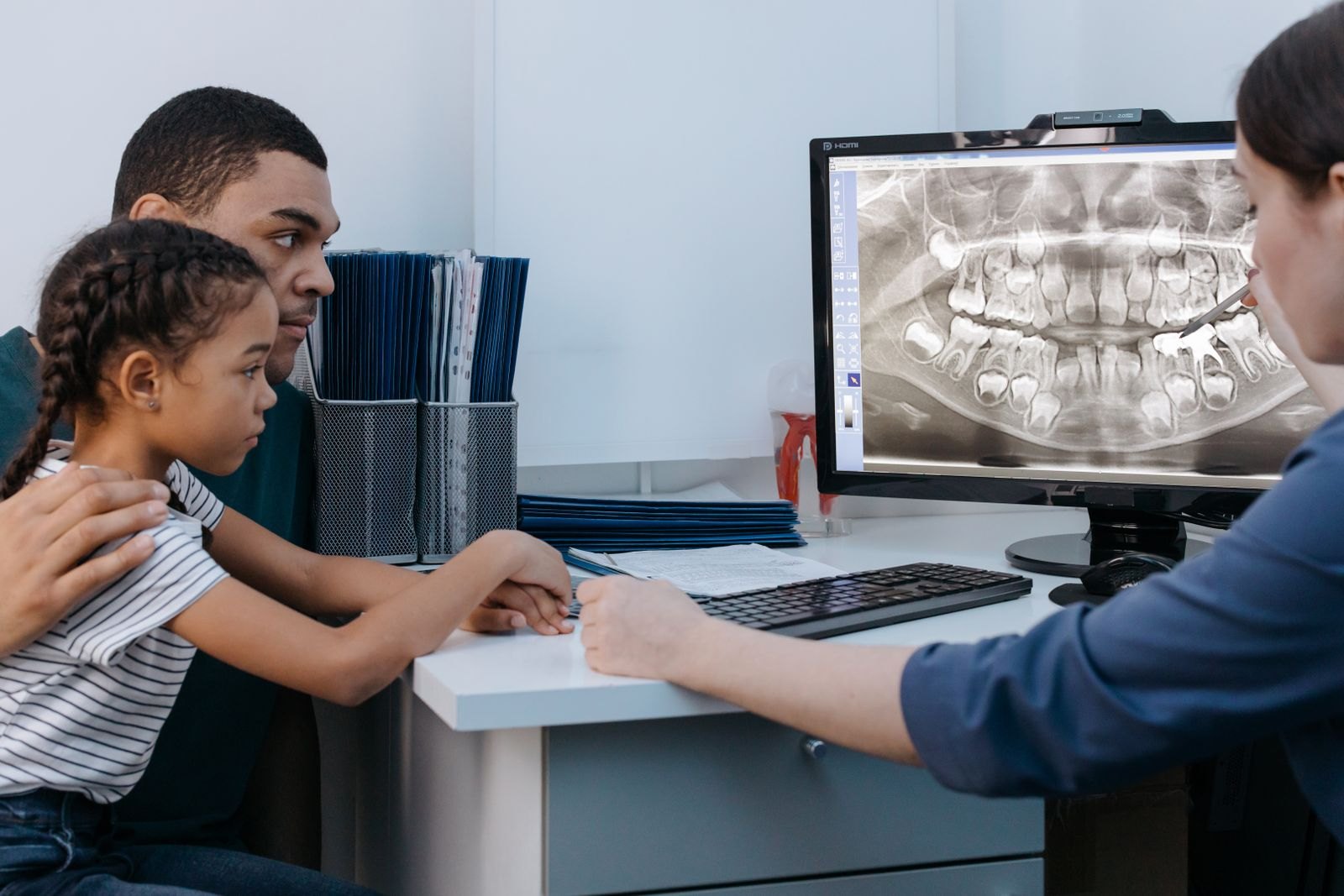 A calm conversation about a dental visit
